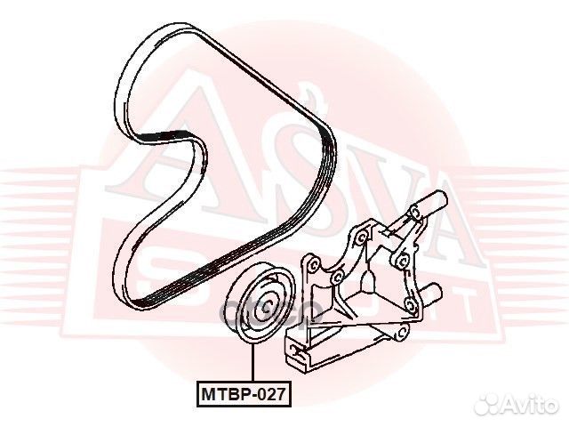 Ролик промежуточный навесного оборудования mtbp