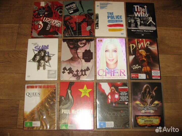 Фирменные DVD (музыка, фильмы, мультфильмы и др)