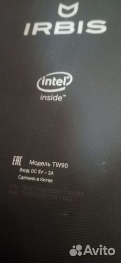 Планшет irbis tw90 Windows 10