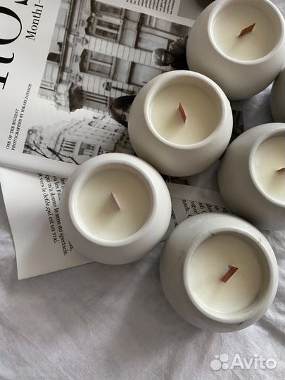 Ароматические свечи ручной работы