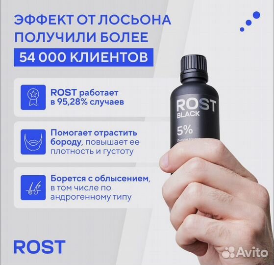 Rost black лосьон