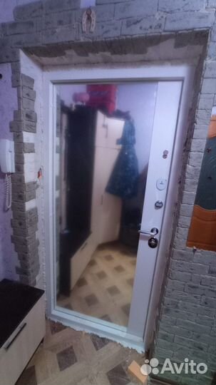 Дверь входная с зеркалом