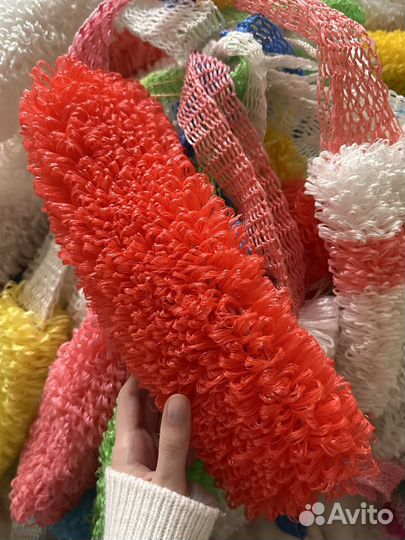 Мочалка ручной работы