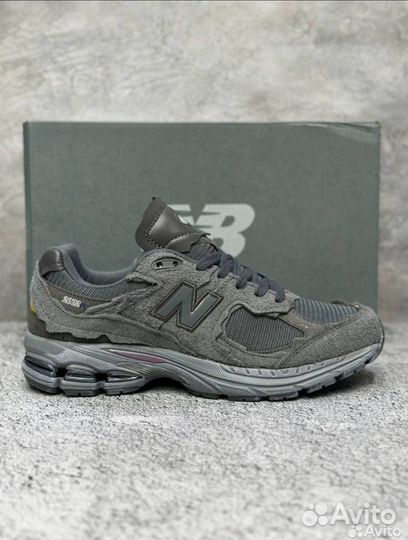 Кроссовки new balance мужские замша 2002