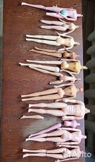 Туловища и головы кукол для реставрации