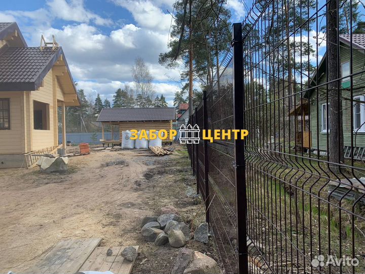 3D и 2D заборы из сварной сетки Гиттер, Аропаккузи