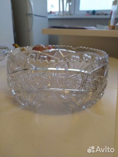 Ваза хрустальная большая СССР