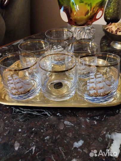 Стаканы. Чешское стекло