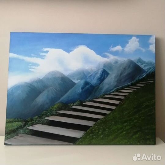 Картина маслом на холсте пейзаж