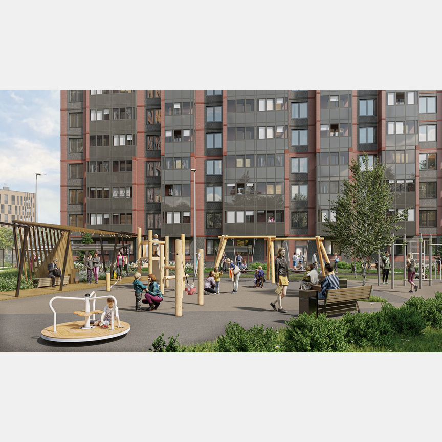 2-к. квартира, 53 м², 1/24 эт.