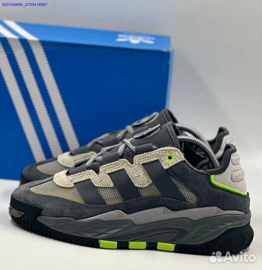 Кроссовки Adidas Niteball Grey (Арт.63355)