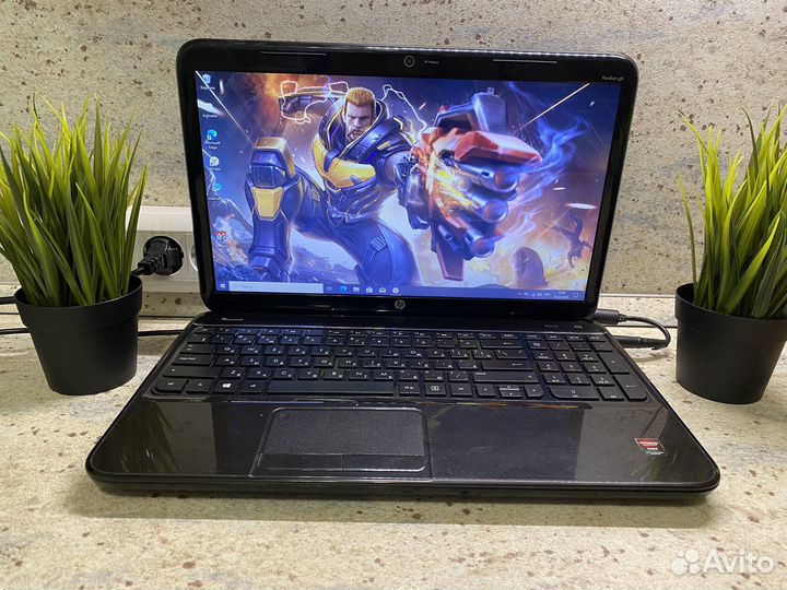 Быстрый ноутбук HP 2 видеокарты