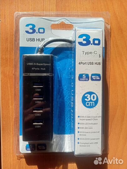 Хаб Usb 3.0 на Type C hub разветвитель