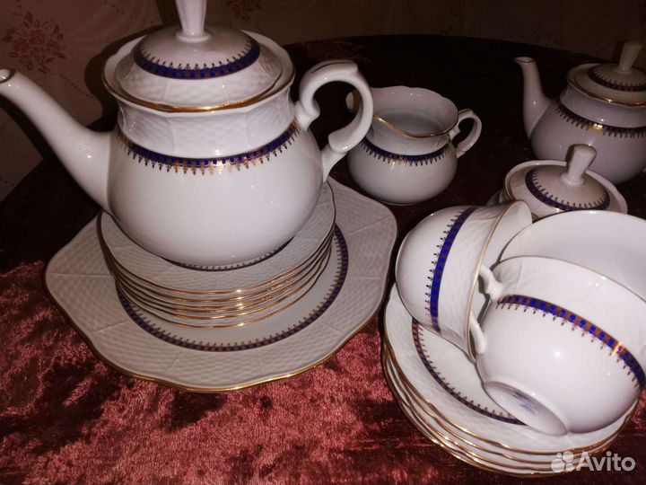 Сервиз чайный Thun, чехословакия, 6 персон