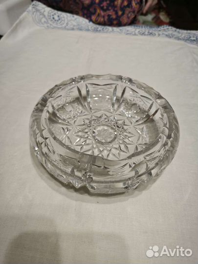 Хрустальная пепельница