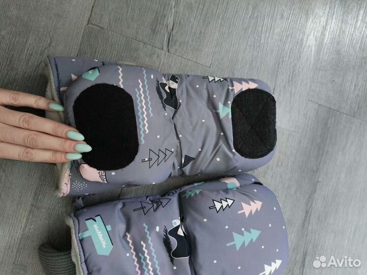 Муфта варежки на коляску