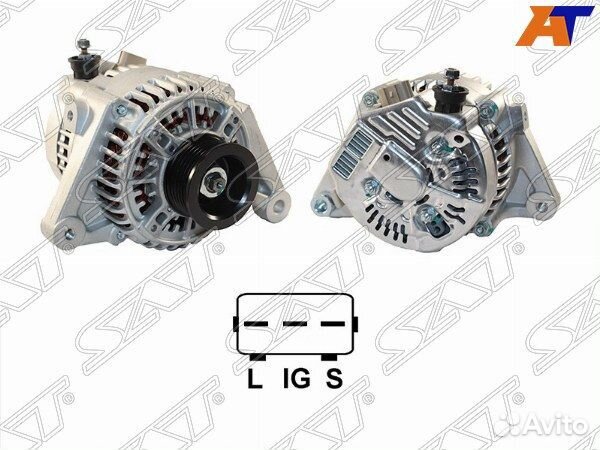 Генератор toyota corolla JPN