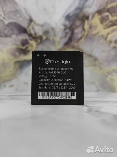 Батарея BAT акб Prestigio PAP3540 DUO 7.4Wh 3.7V 2