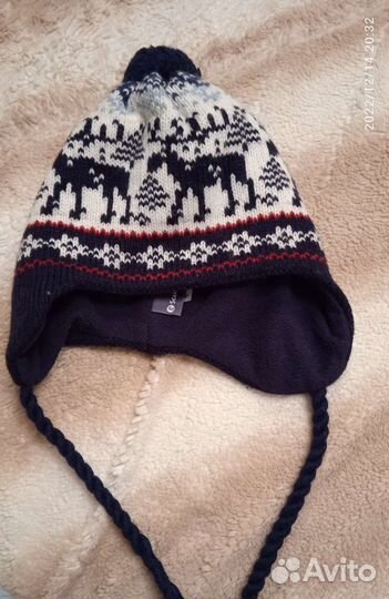 Шапка для мальчика Scandica с шерстью мериноса