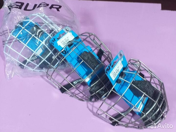 Маска решетка на шлем хокк. Bauer profile 2и3