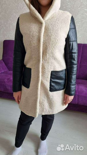 Дубленка натуральная женская р44- 46
