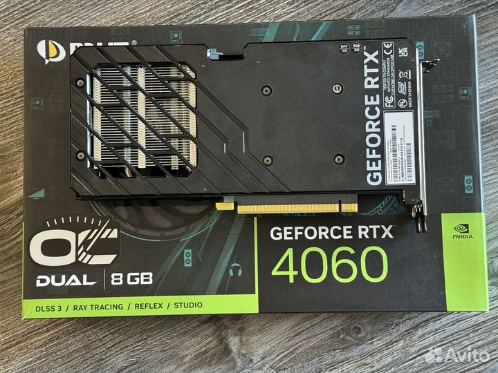 Видеокарта Palit GeForce RTX 4060 8gb Гарантия