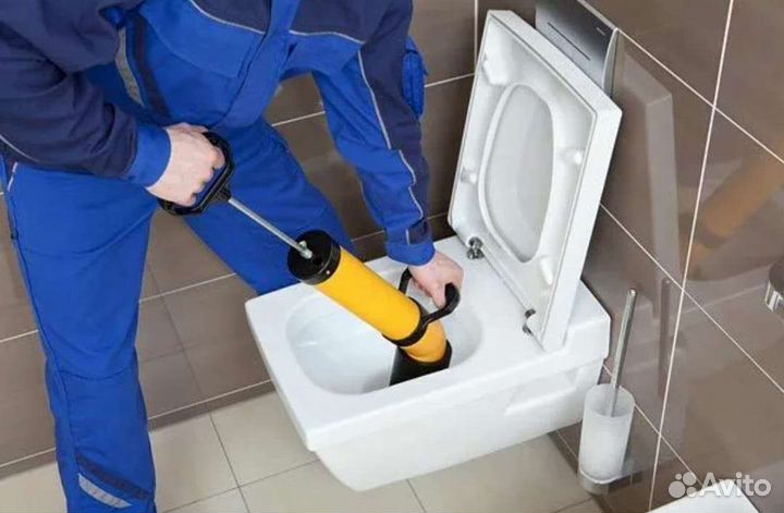 Прочистка канализации. Устранение засоров. 24/7