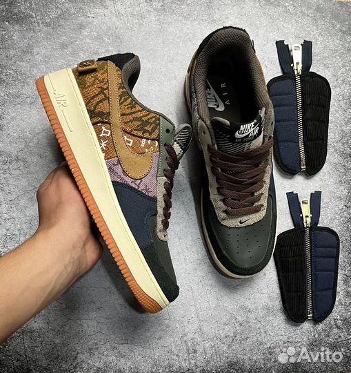 Кроссовки Nike Air Force 1 x Travis Scott Cactus J