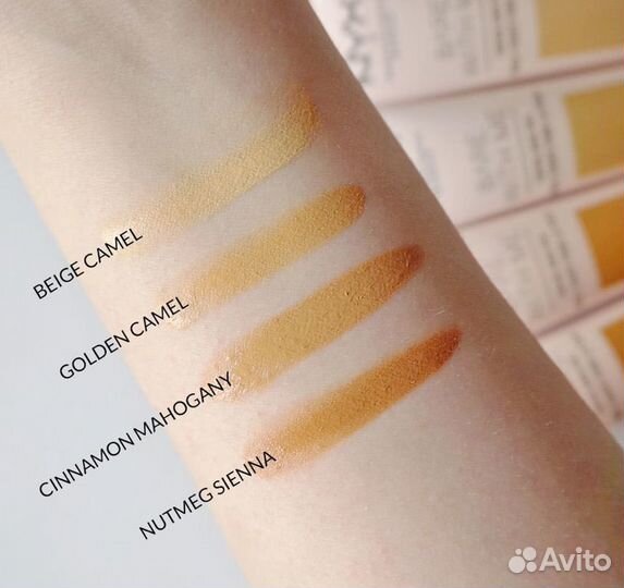 Тональный крем консилер помада тени NYX