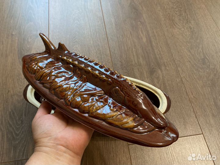 Глиняный горшок под рыбу