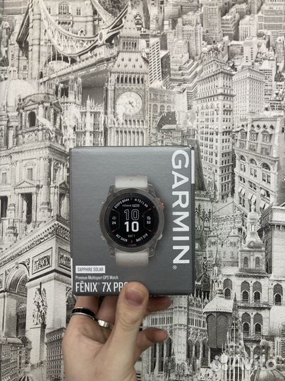 Garmin Fenix 7x Pro Sapphire Solar Fog