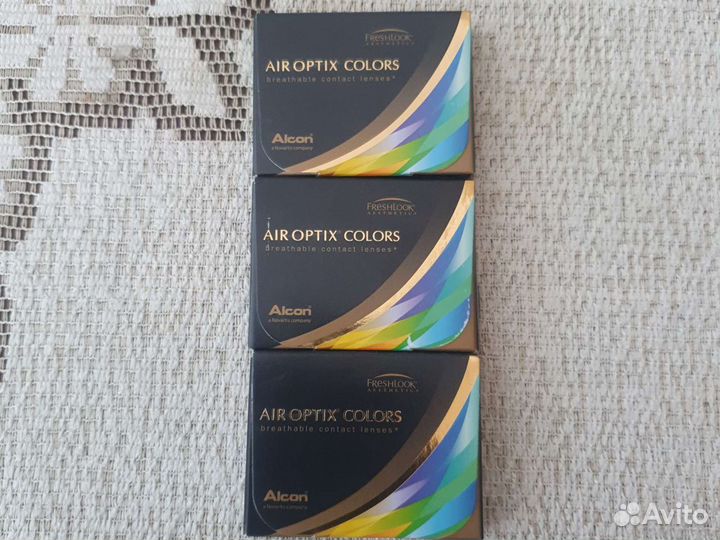 Линзы контактные цветные