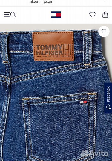 Джинсы Tommy hilfiger для мальчика 10-12 лет