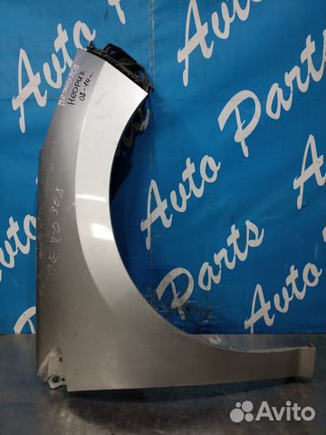 Пежо 308 крыло переднее правое серебристое неориги