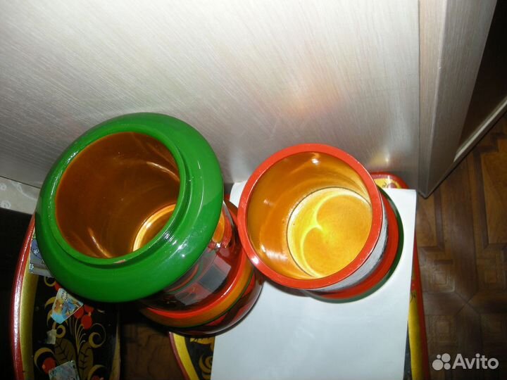 Штоф расписной в русском стиле футляр