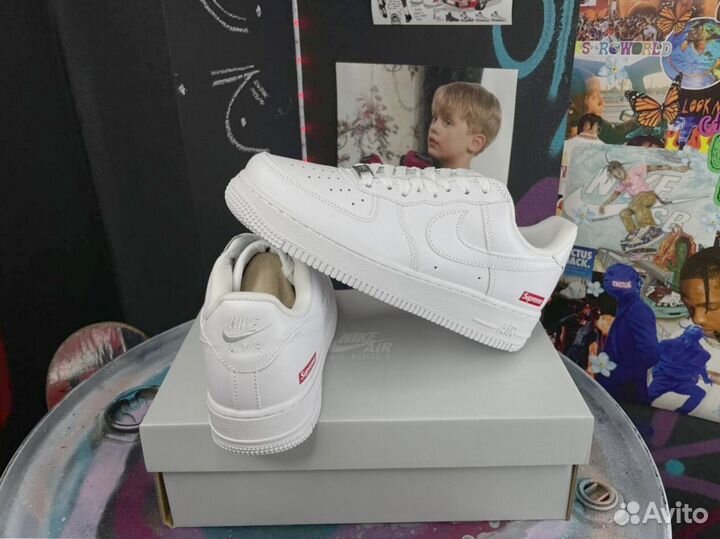 Кроссовки Nike Air Force x Supreme арт:8137500