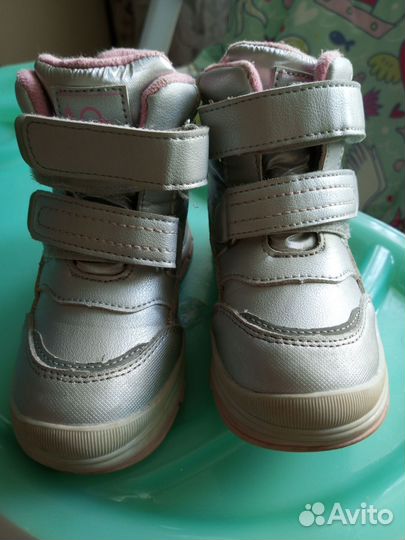 Ботинки демисезонные для девочки 25 размер tombi