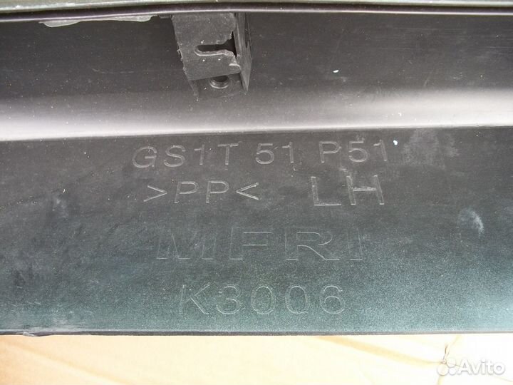 Накладка порога левая тайвань Mazda 6 GH 2007-2012