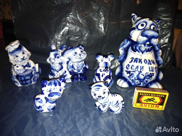 Гжель СССР и Цветной хрусталь