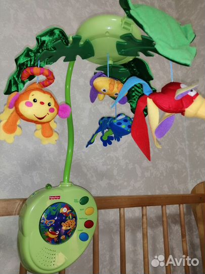 Мобиль джунгли Fisher price