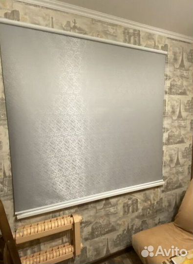 Рулонные шторы в коробе и с направляющими E7214