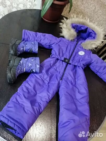 Зимний комбинезон для девочки