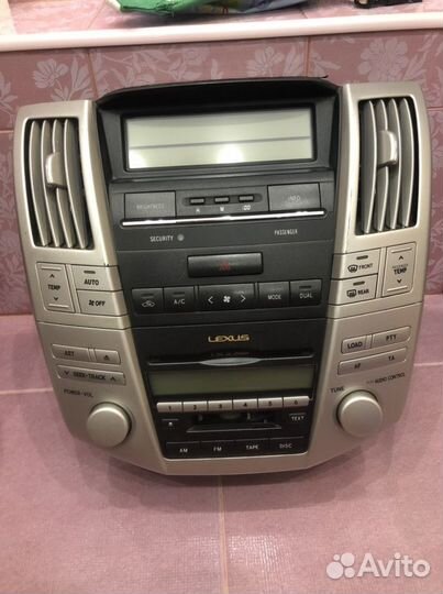 Блок климата и магнитола для lexus rx 330