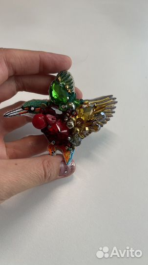 Брошь крупная ручная работа