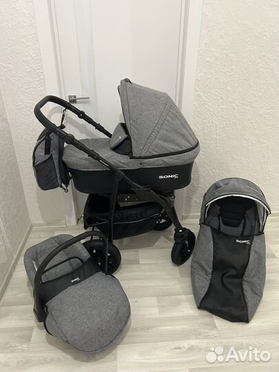 Коляска Соник Верди 3 в 1