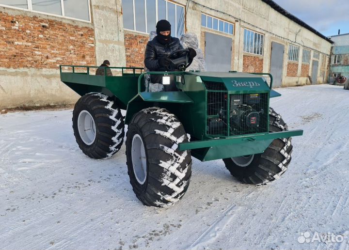 Плавающий болотоход 
