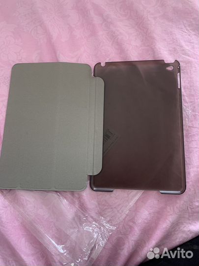 Чехол для iPad mini 4, новый (черный, под кожу)