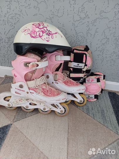 Роликовые коньки детские раздвижные