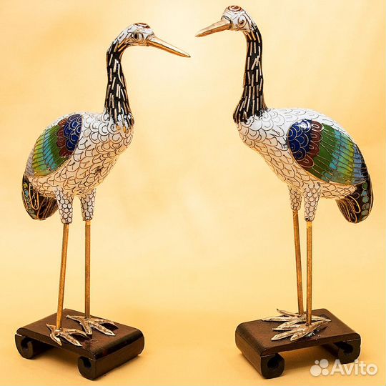 Парные Статуэтки Клуазоне