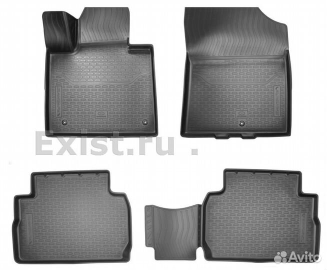 Резиновые коврики Santa Fe IV